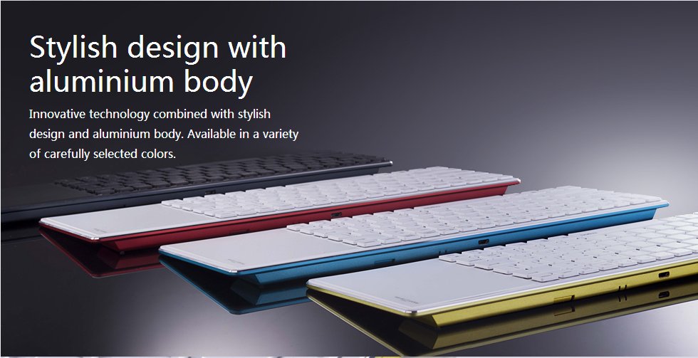 Rapoo E6700 Bluetooth Touch Keyboard